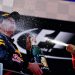 Verstappen: primeiro holandês a vencer na F-1 é tambem o mais jovem ganhador de um GP (Foto Red Bull/Getty Images)