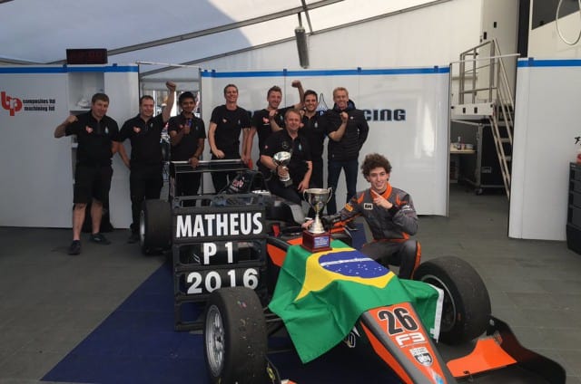 Leist é o 13º brasileiro a vencer o Campeonato Inglês de F3 (Foto BRDC)