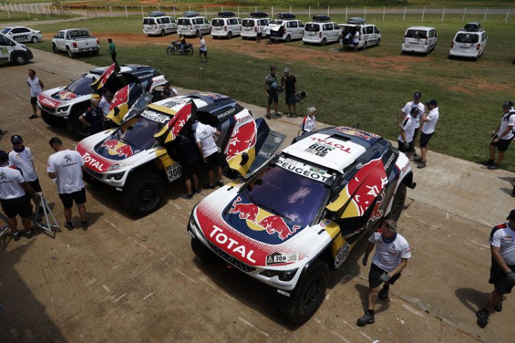 3008 DKR durante o Dakar (Red Bull Racing)