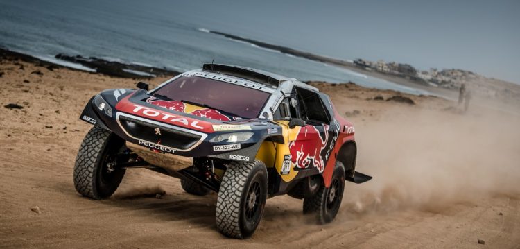 3008 DKR durante o Dakar (Red Bull Racing)