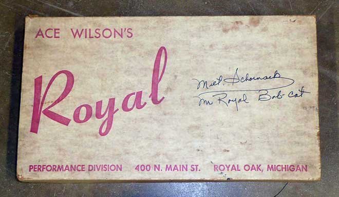 Cartão da Royal de Ace Wilson (myclassicgarage.com)
