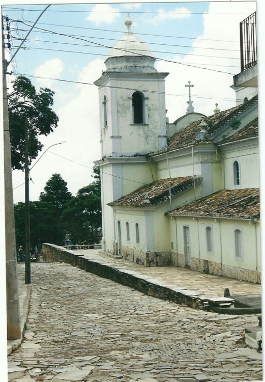 A igreja matriz de São Tomé das Letras