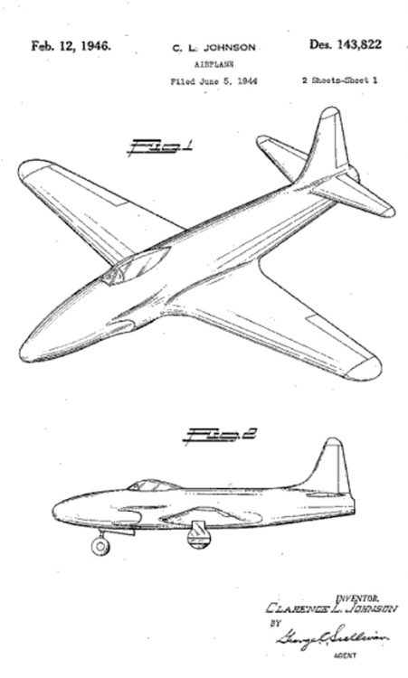 Desenho da patente do P-80