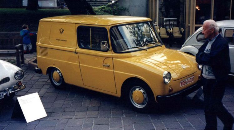 Um VW 147 conhecido por "Fridolin", construído para o Bundespost – Correios Alemães