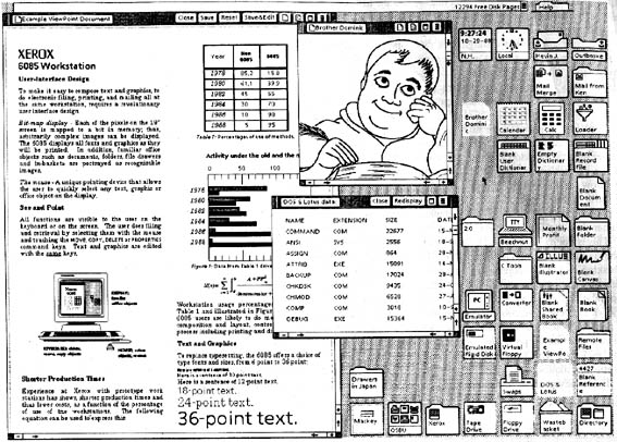 Interface gráfica da Xerox aperfeiçoada