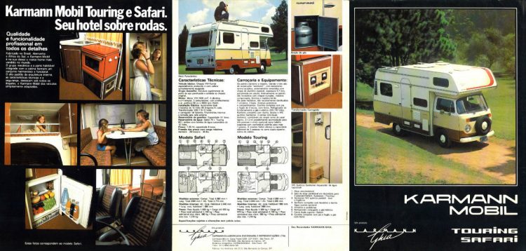 Folheto da Karmann-Mobile de 1988