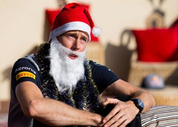 Brendon Hartley em ritmo de Natal