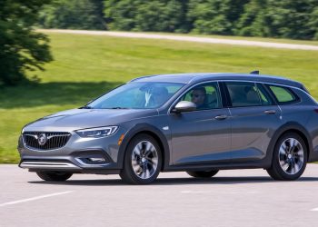 The 2018 Buick Regal Tour X Wednesday, July 19, 2017 in Milford, Michigan. (Photo by Jeffrey Sauger for Buick)