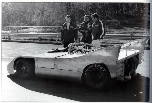 Testes do protótipo em Road Atlanta, 1971