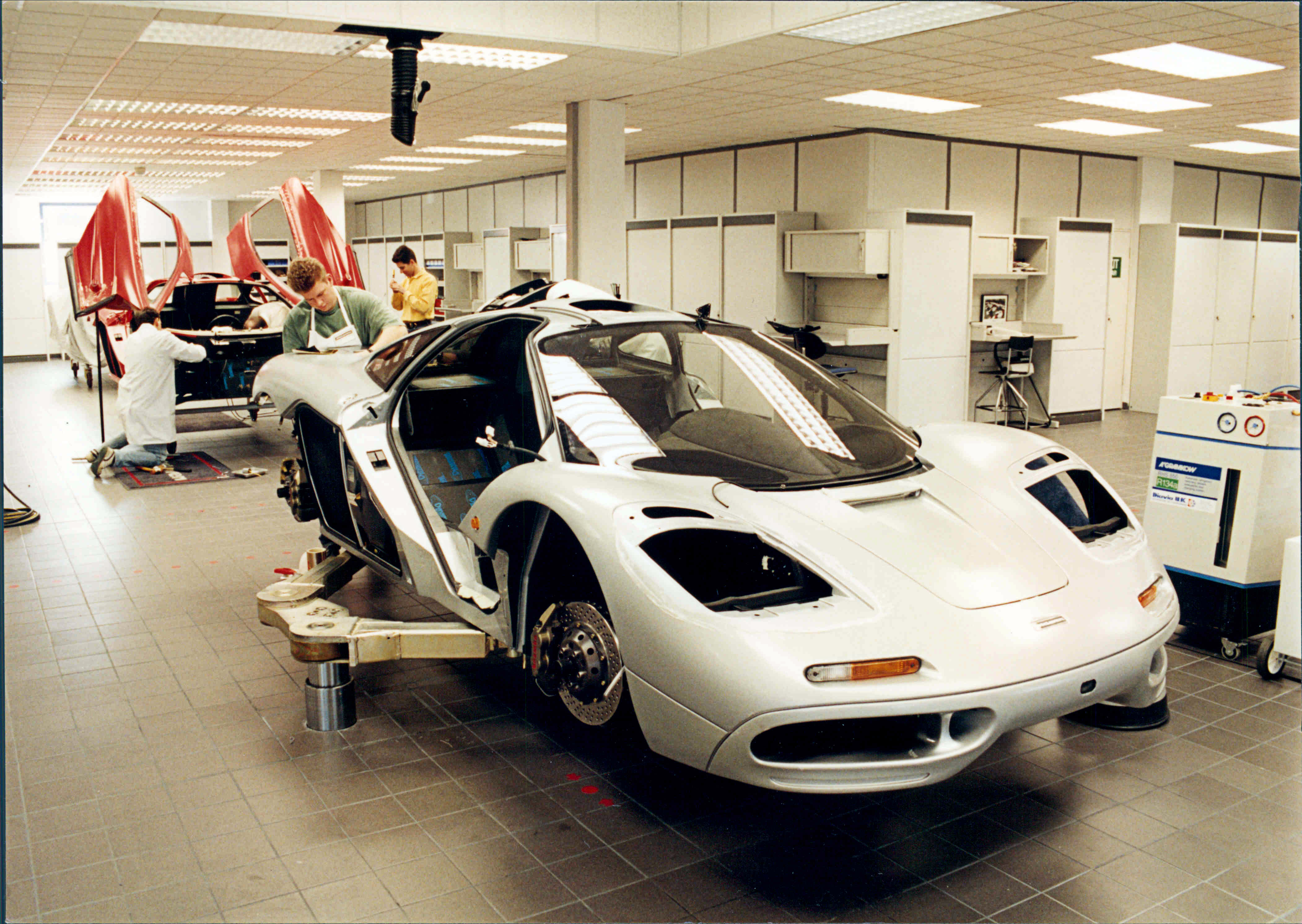 Produção em série do F1 na Ingalterra (McLaren)