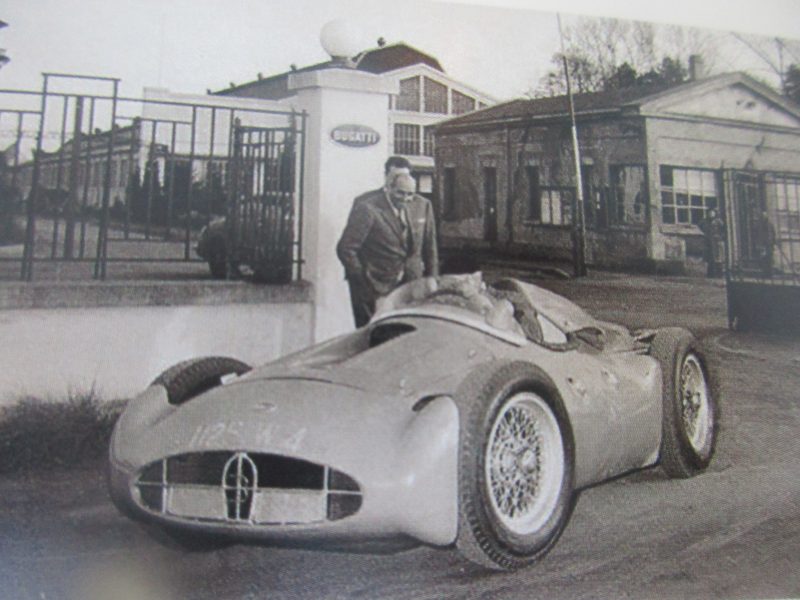 O Tipo 251 na fábrica da Bugatti em 1955 (Bugatti)