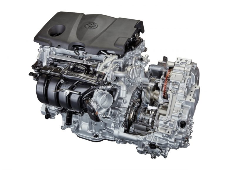 Conjunto motor e transmissão eCVT (Foto: divulgação Toyota)