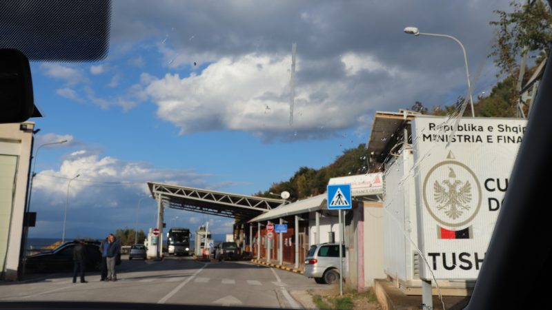 Trâmite na fronteira com a Macedônia foi rápido (Foto: autora)
