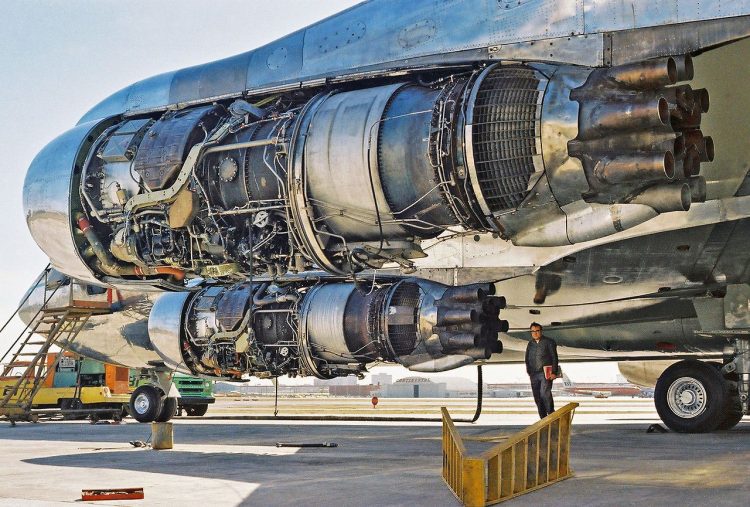 Rolls-Royce Conway em um Boeing 707 (Foto: pinterest.com)