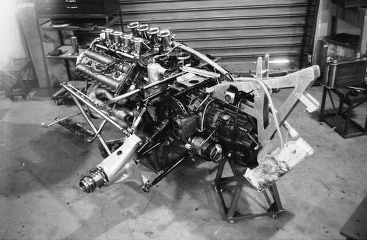 Receita tradicional com motor Cosworth DFV e c^mavio Hewland (Foto:  Pinterest)