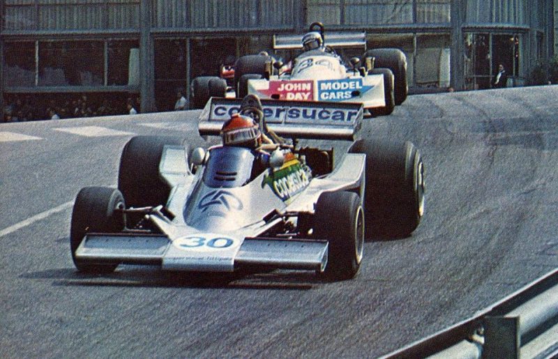 No calor da disputa no GP de Mônaco, 1976 (Foto: FB - Copersucar Fittipaldi F1)