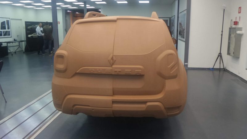 Modelo em clay (Foto: divulgação Renault)