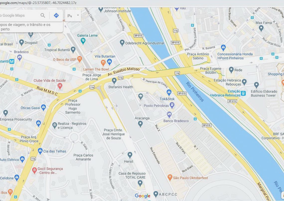 Mapa: Google Maps
