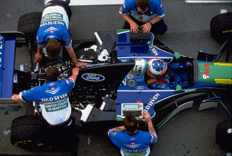 GP da Espanha, Barcelona, 1994 (Foto: moremsportshistory)