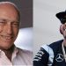 Fangio e Hamilton, dois extremos e igualmente grandes nomes da história da F-1 (Fotos: Mercedes)