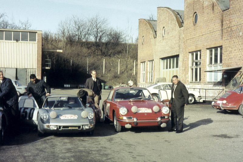 O primeiro 911 a disputar um rali em 1965, Monte Carlo (fonte: Porsche)