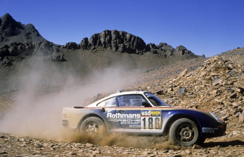 O Porsche 959 vencedor de 1986 (fonte: Porsche)