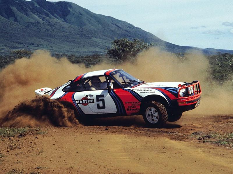 Em 1978, o 911 voltou ao Quênia com uma equipe particular (fonte: Pinterest)