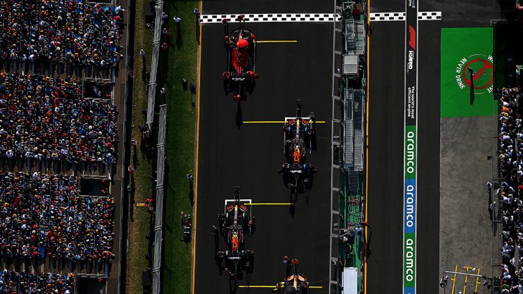 Em Melbourne, Ferrari e Leclerc foram líderes desde a largada (Red Bull)