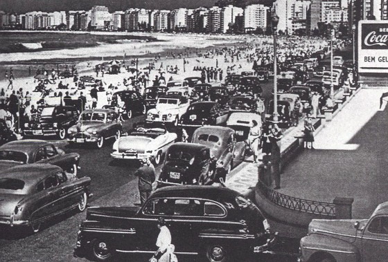 Rio de Janeiro, começo dos anos '50 (Foto: multirio.rio.rj.gov.br)