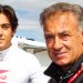 Monza, Italy - September 08, 2019: FIA Formula One World Championship, Grand Prix of Italy with Jean Alesi and Son Giuliano and Manager Enrico Zanarini | usage worldwide