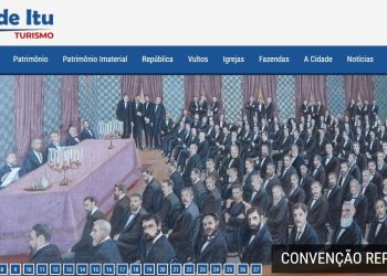 Foto de uma das várias páginas do portal