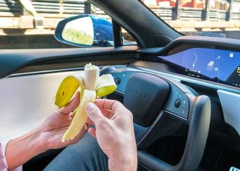 Banana em vez de dirigir (Foto: fierceeletronics.com)