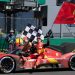 A comemoração dos pilotos da Ferrari no centenário de Le Mans (Fonte: AFP)