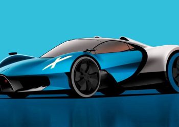 Esboço do novo Bugatti (Desenho:  autocar.co.uk)