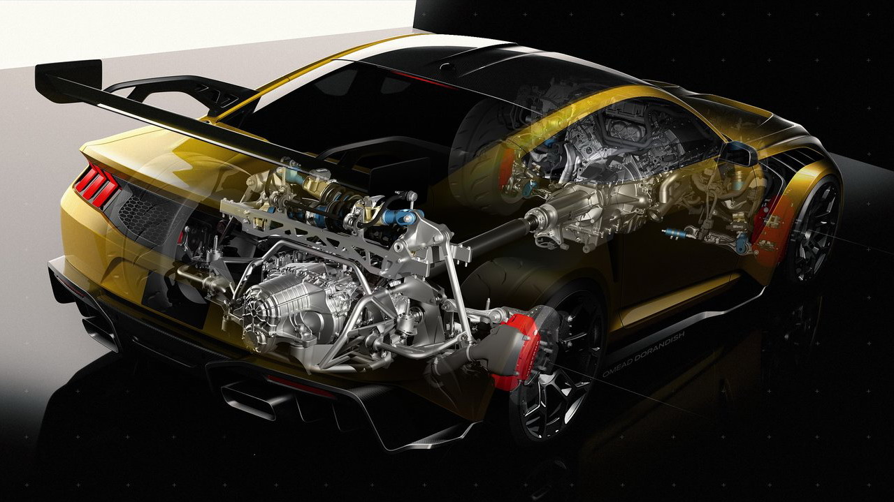 Ford GT Le Mans Carro de corrida 2016 3D model - Baixar Veículos no