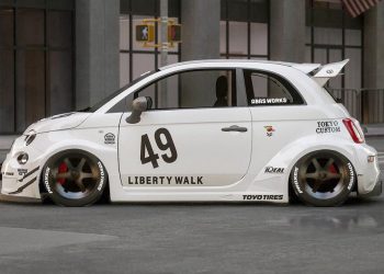 Fotos do Fiat Abarth 595 (Divulgação Liberty Walk)