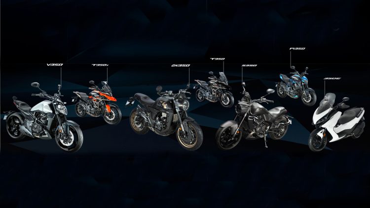 A marca chinesa está com uma nova linha de sete modelos de motocicletas (Foto: divulgação Zontes)