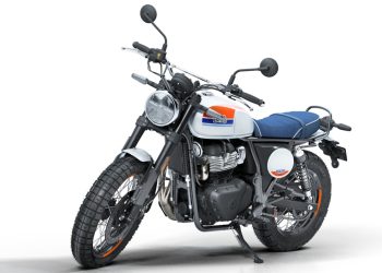 Royal Enfield Bear 650 na cor Boardwalk White (Foto: divulgação Royal Enfield)