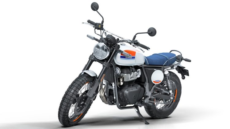 Royal Enfield Bear 650 na cor Boardwalk White (Foto: divulgação Royal Enfield)