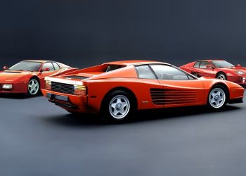 Ferrari Testarossa e suas duas evoluções, 512 TR e F512 M (foto: divulgação Ferrari)