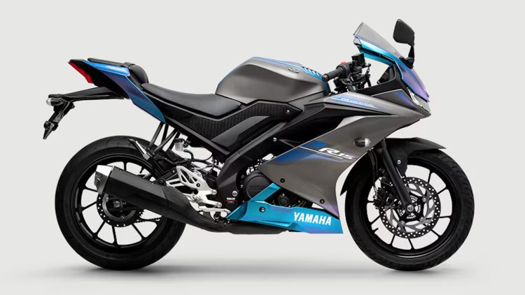 A Yamaha YZF-R15 é uma mini-superesportiva, parece mesmo uma Yamaha R1 (Foto: divulgação Yamaha)