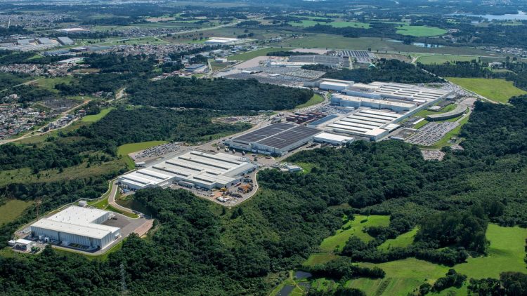 Fábrica Renault no Paraná (Foto: Divulgação Renault