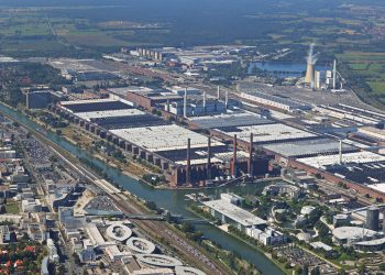 A fábrica da VW em Wolfsburg (Foto: divulgação VW)