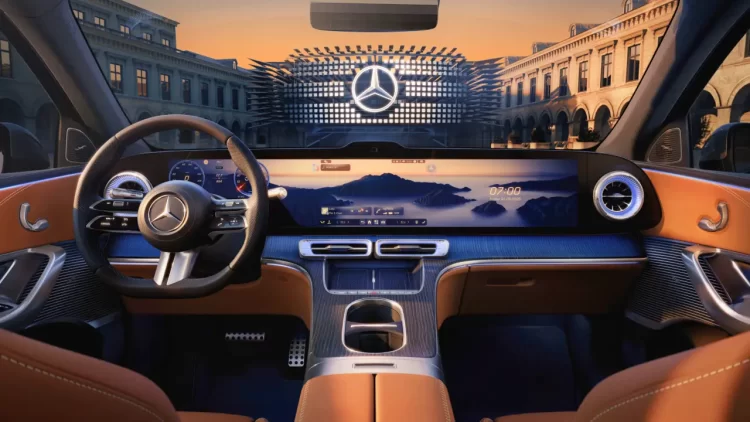 Painel do Mercedes-Benz GLC tem 39" e ocupa todo o painel (foto: Divulgação Mercedes-Benz)