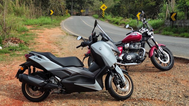 Cada tipo de motocicleta tem um ambiente mais adequado de utilização (Foto: autor)