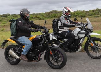 Royal Enfield Guerrilla Vs. Royal Enfield Himalayan (Foto: E. Viotti)