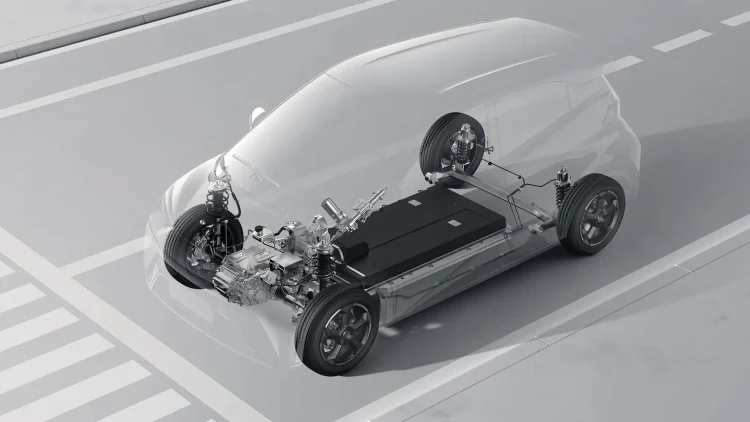 BYD Dolphing e sua bateria tipo Blade (foto: BYD)