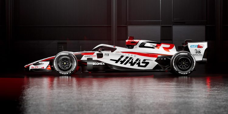 Novo F-1 da Haas (Foto: Haas)