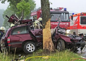 Colisão fatal em árvore (Foto: Divulgação Dekkra)