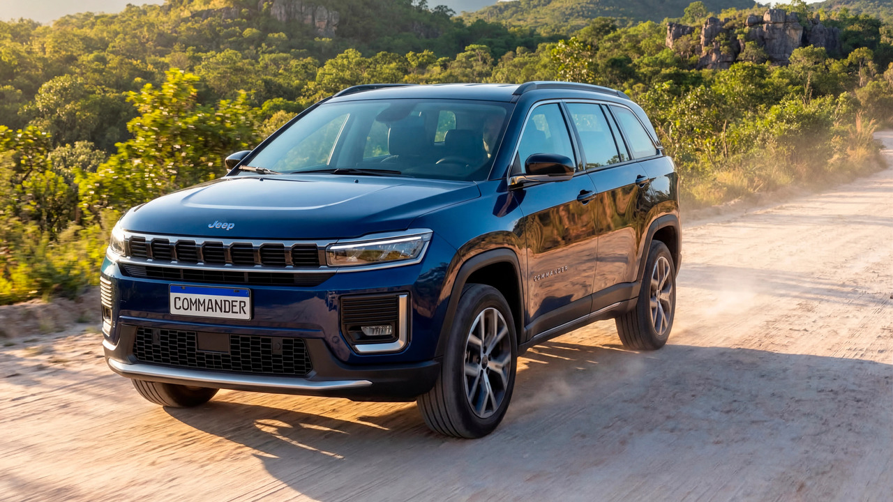 JEEP COMMANDER RECEBE TECNOLOGIA MHEV, BLACKHAWK TORNA-SE FLEXÍVEL EM COMBUSTÍVEL
